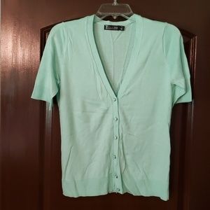 7th Avenue short sleeve cardigan